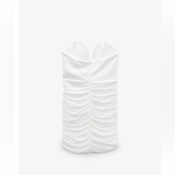 ZARA NWT SWEETHEART NECKLINE MINI DRESS ๐ค - Picture 8 of 11